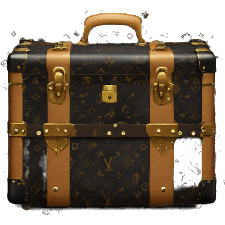 Black Luis Vuitton Trunk emoji