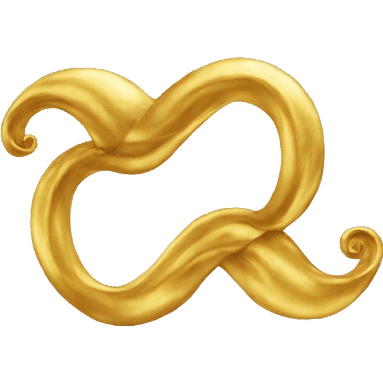 infinito dorado emoji