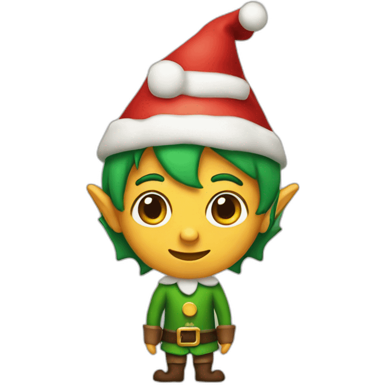 Christmas elf emoji