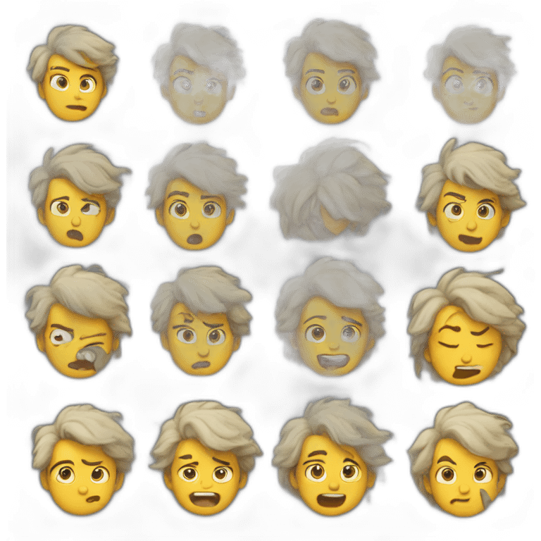 a storm of emotions emoji