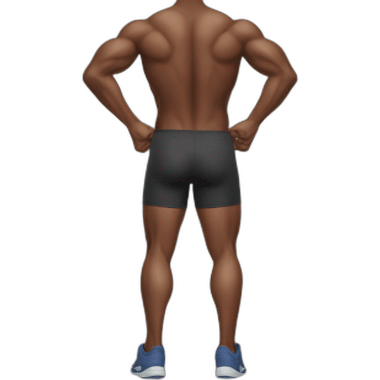 Men butt workout emoji