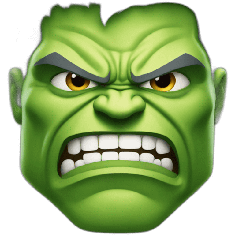 Hulk angry emoji