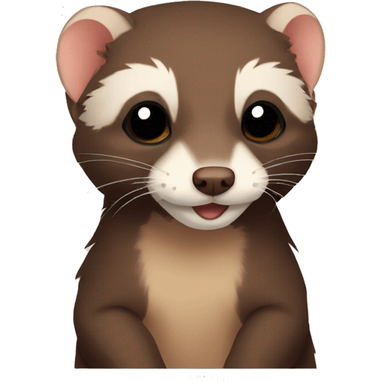 Brown ferret  emoji