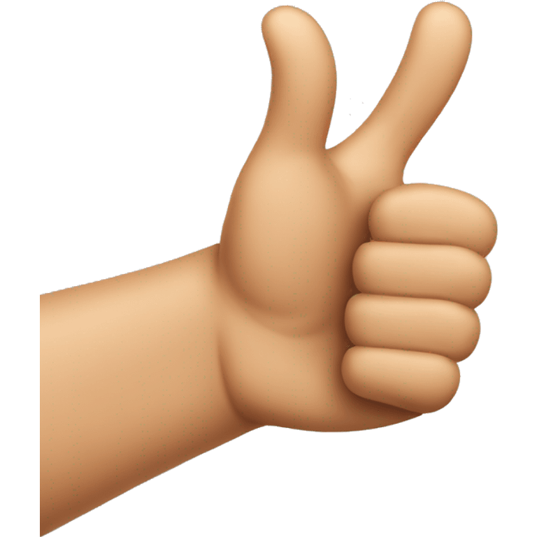 Thumbs up emoji with naips emoji