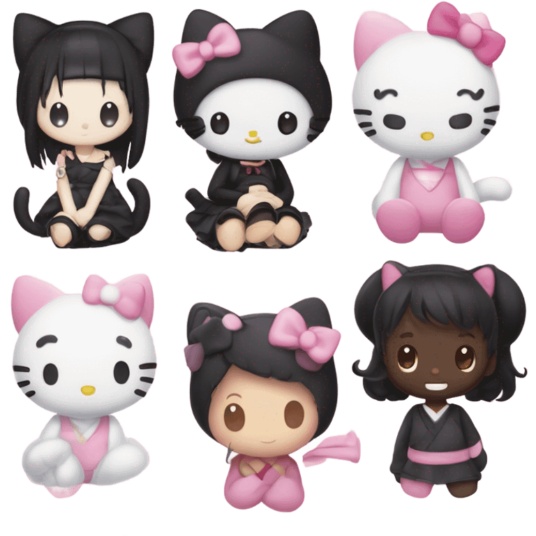 Hello Kitty Kuromi my melody kiki et lala emoji