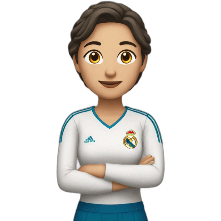 mujer del madrid emoji