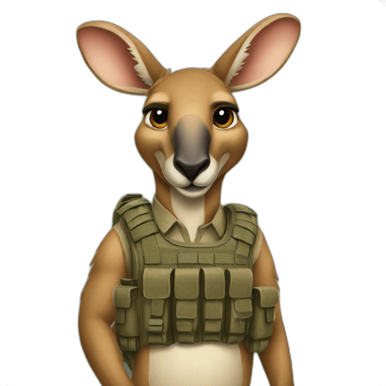 tactical kangaroo emoji