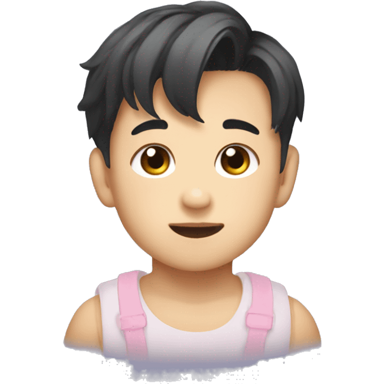 baby lucas wong from nct emoji