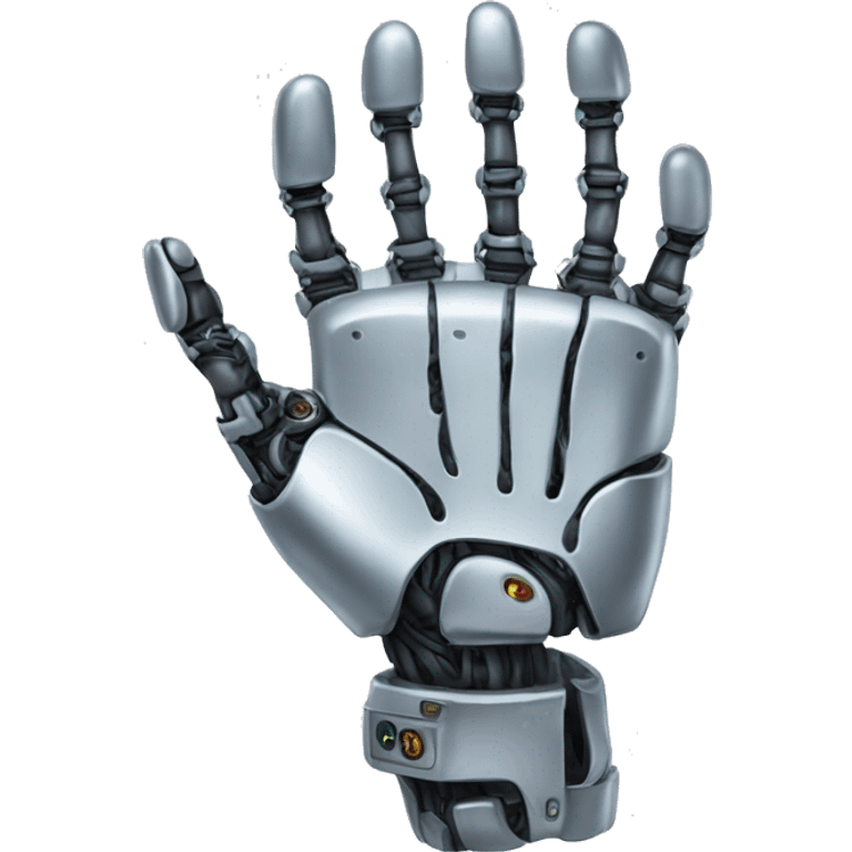 robot hand emoji