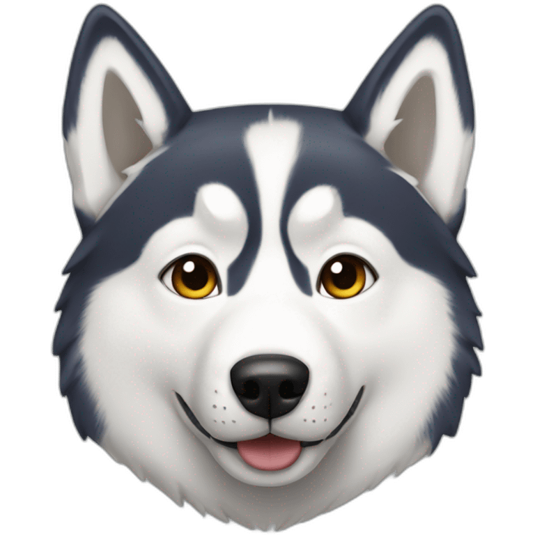 Husky blanc emoji