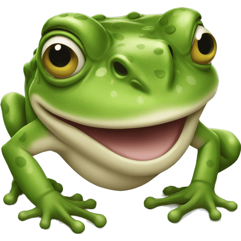 roaring frog  emoji