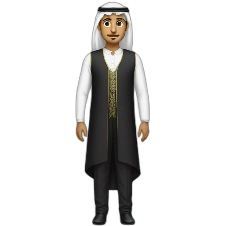 Saudi formal dress man emoji