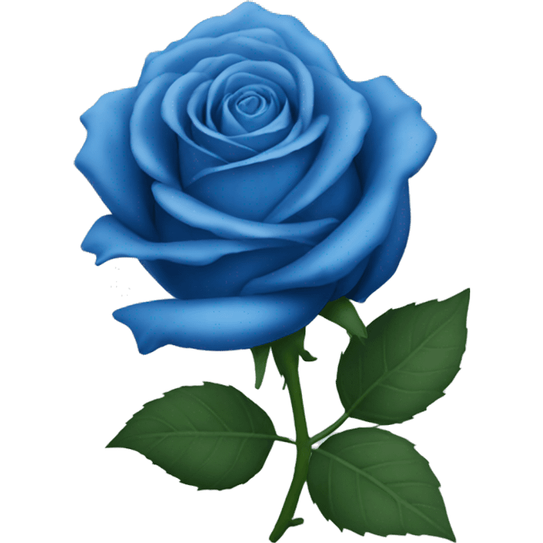 blue rose  emoji