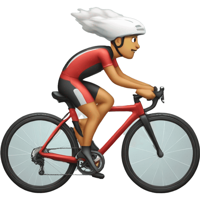 Cyclist Rocket emoji