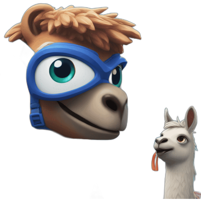 finding dory with fortnite llama emoji