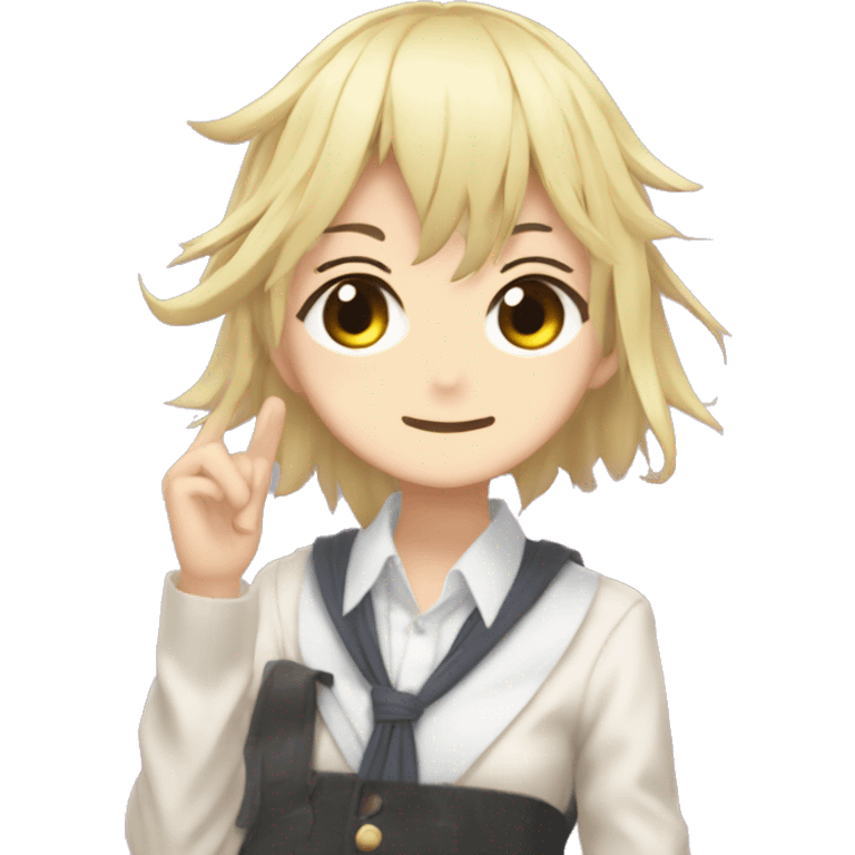 Create emoji of nazuna hiwatashi from BNA no nsfw emoji