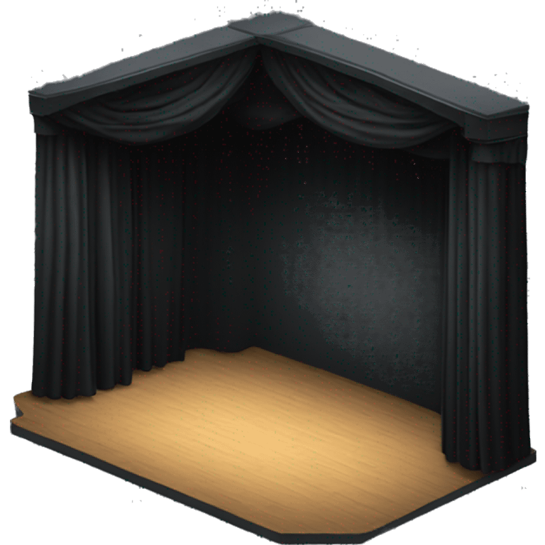 black box theatre stage emoji