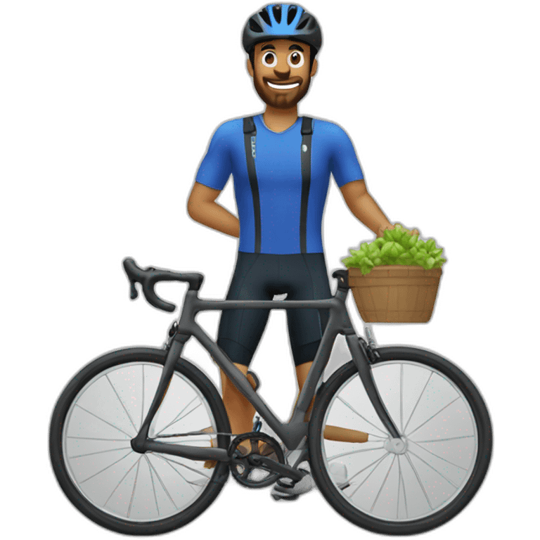 Laurent Aromatario qui fait du vélo emoji