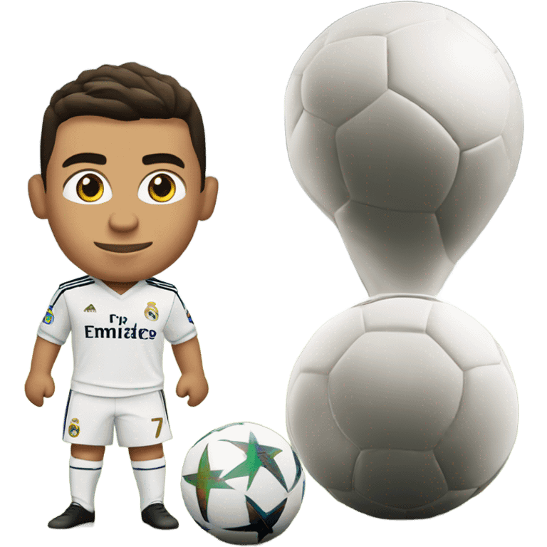 Cristiano Ronaldo in real madrid emoji