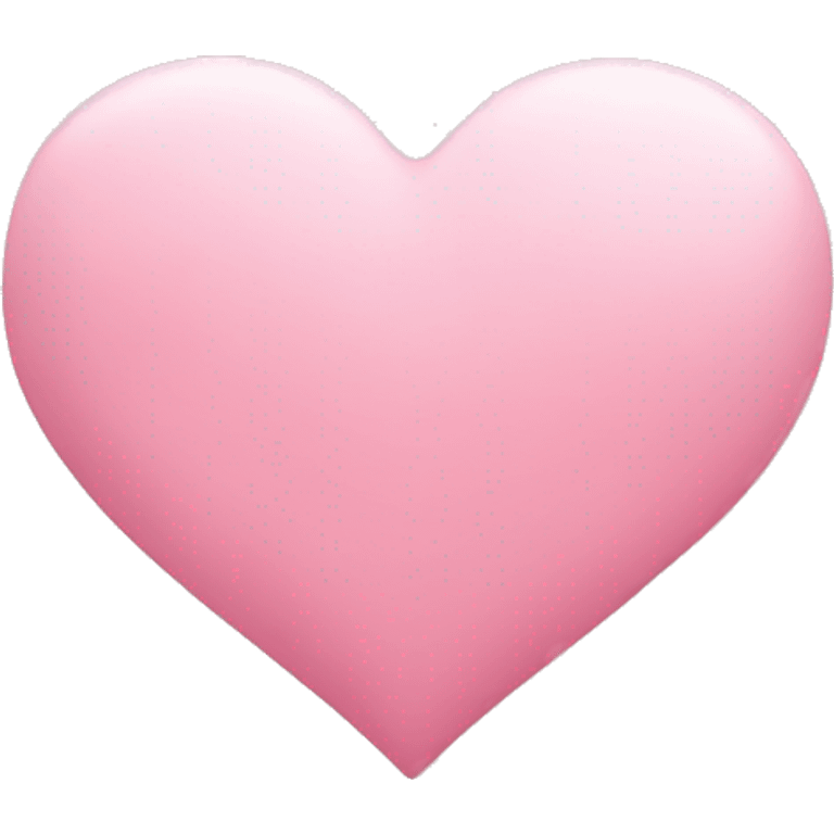 a lightpink colored heart emoji