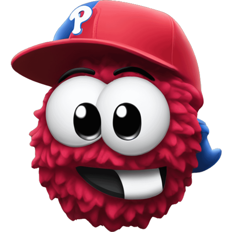 The Philadelphia Phillies mascot emoji