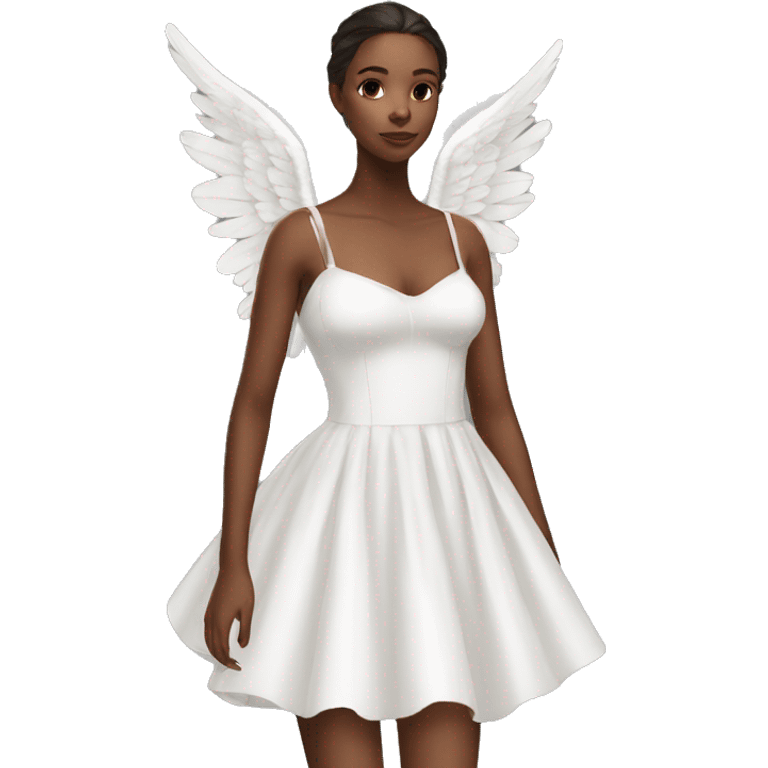 angel white dress emoji