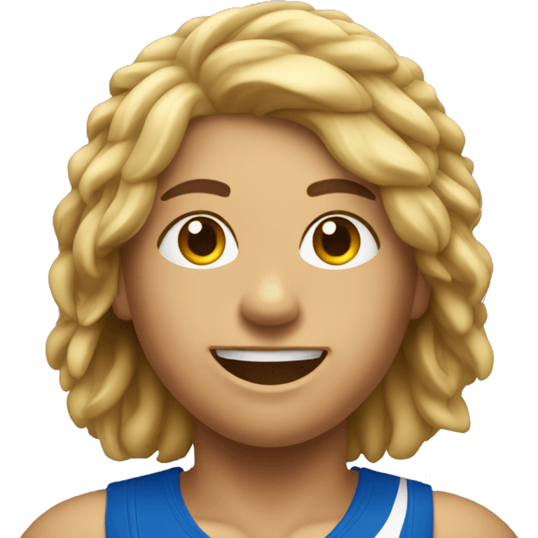 Beach volleyball player emoji