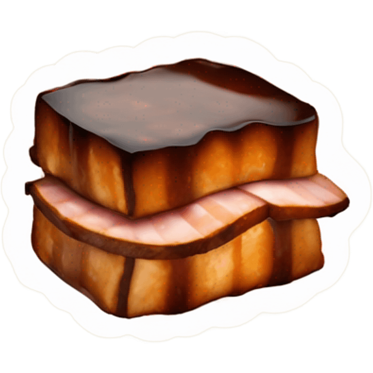 Slow-cooked Sticky Pork Belly emoji