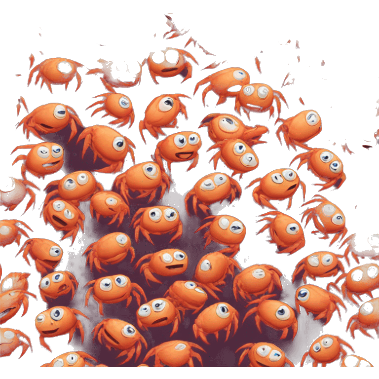 Crab rave emoji