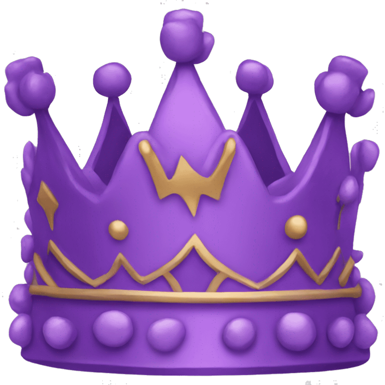 Purple crown  emoji