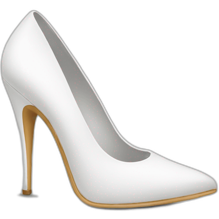 White high heel emoji