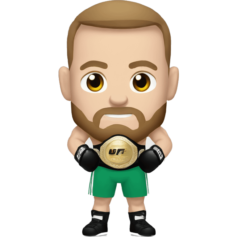 Conor McGregor with UFC belt emoji