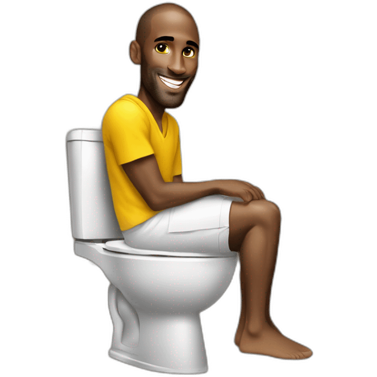 Kobe Bryant au toilette emoji