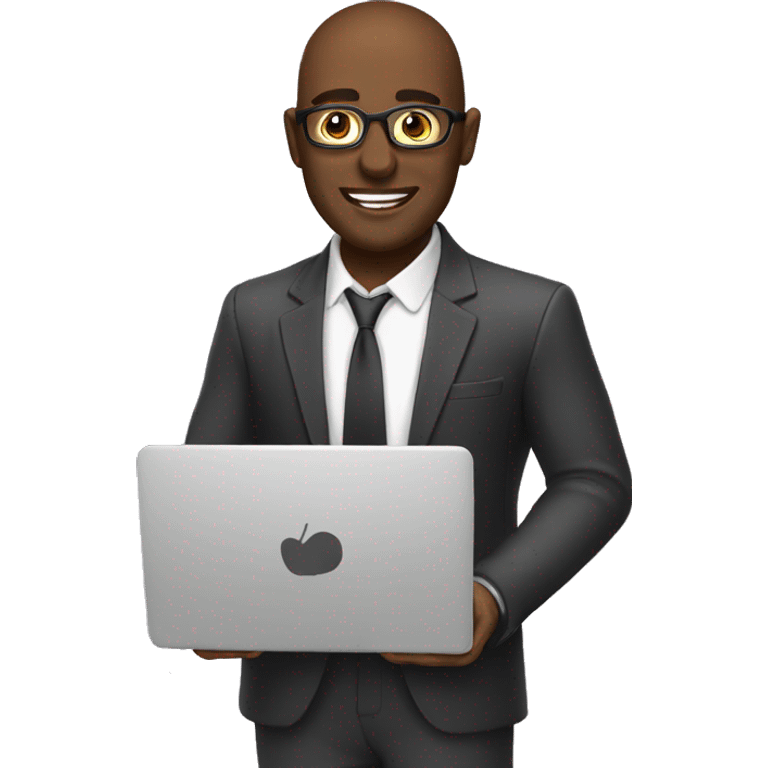 enterpreneur with laptop emoji