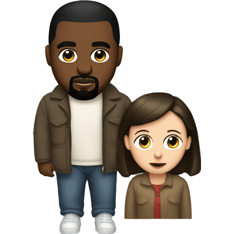 Kanye wes with Anne frank emoji