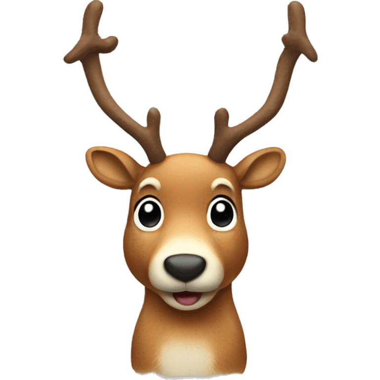 peanut reindeer emoji