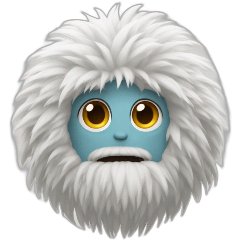 Caca sur Yeti emoji