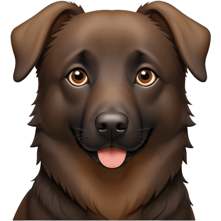 Un chien berger  belge croisé labrador  emoji