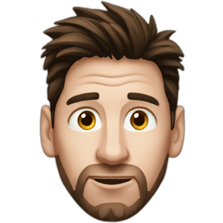 messi face emoji