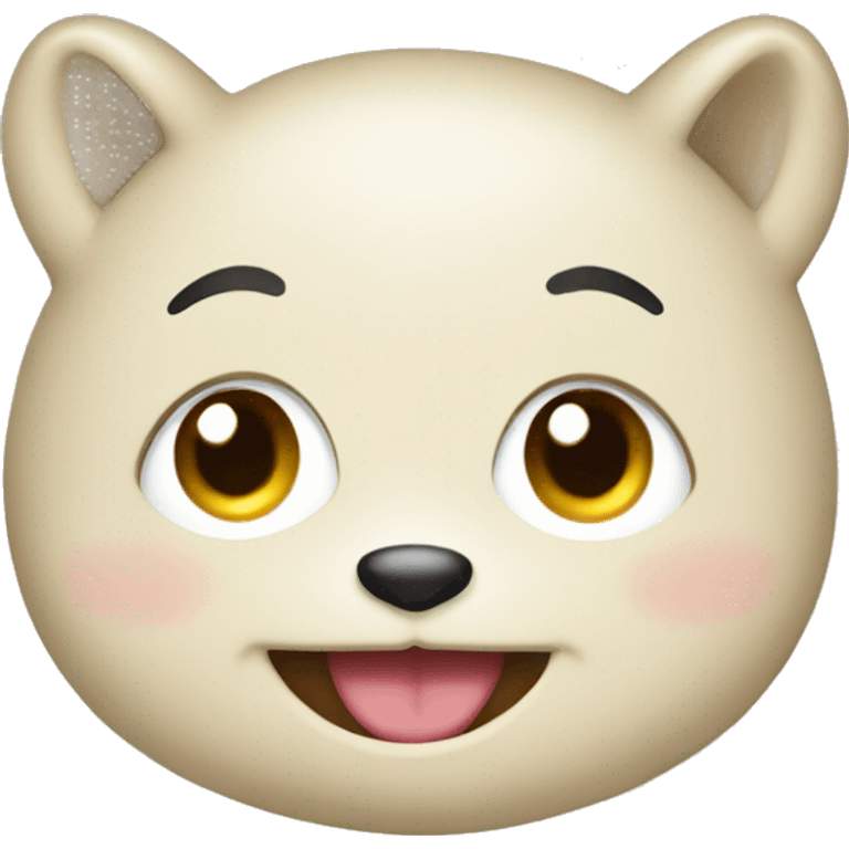 Smiling yubu pocket emoji