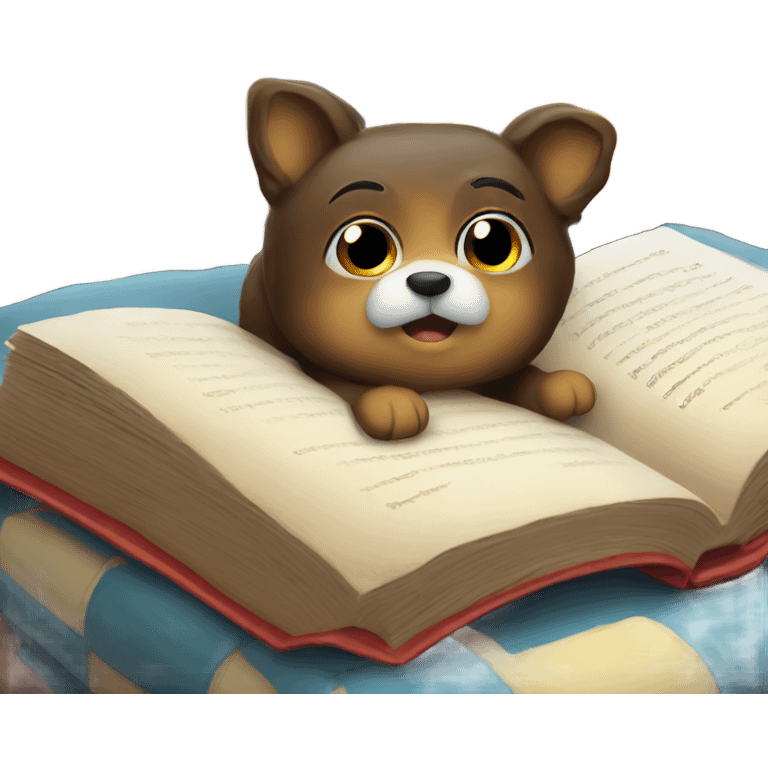 cozy book emoji