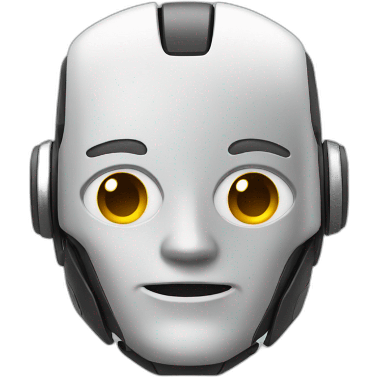 tech headshot robot emoji emoji