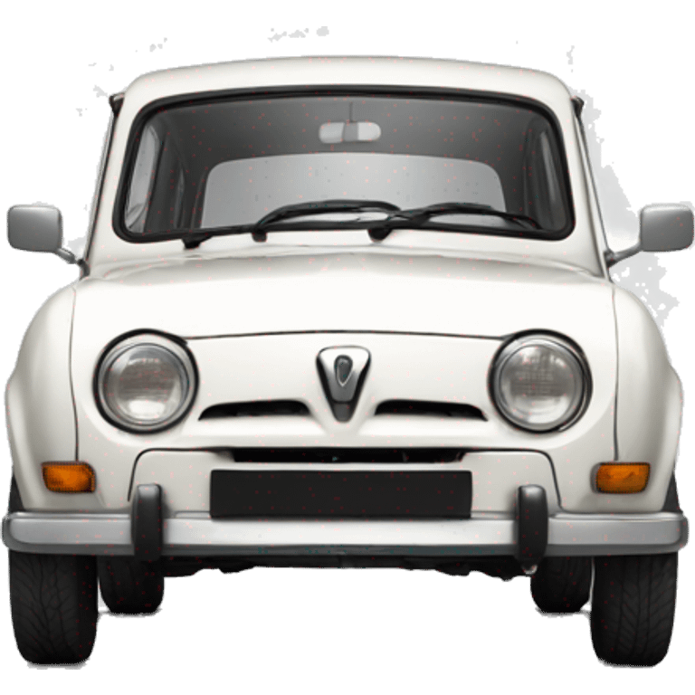 Renault 4L white emoji