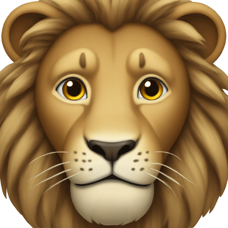 O lion emoji