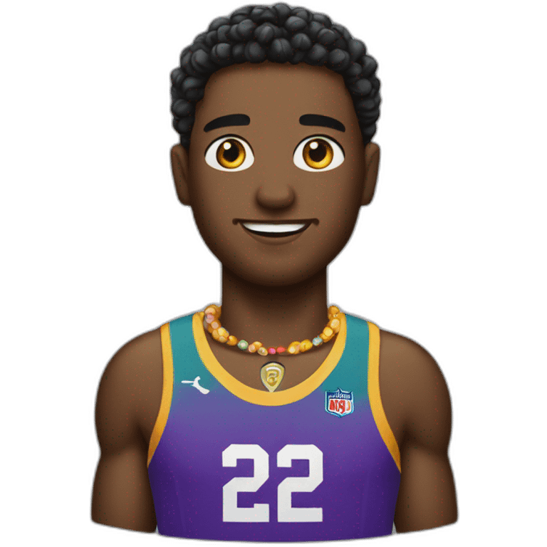 athlete with beads of sweat emoji