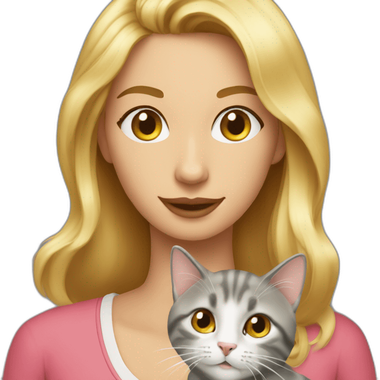 Martha blondedances with cat emoji