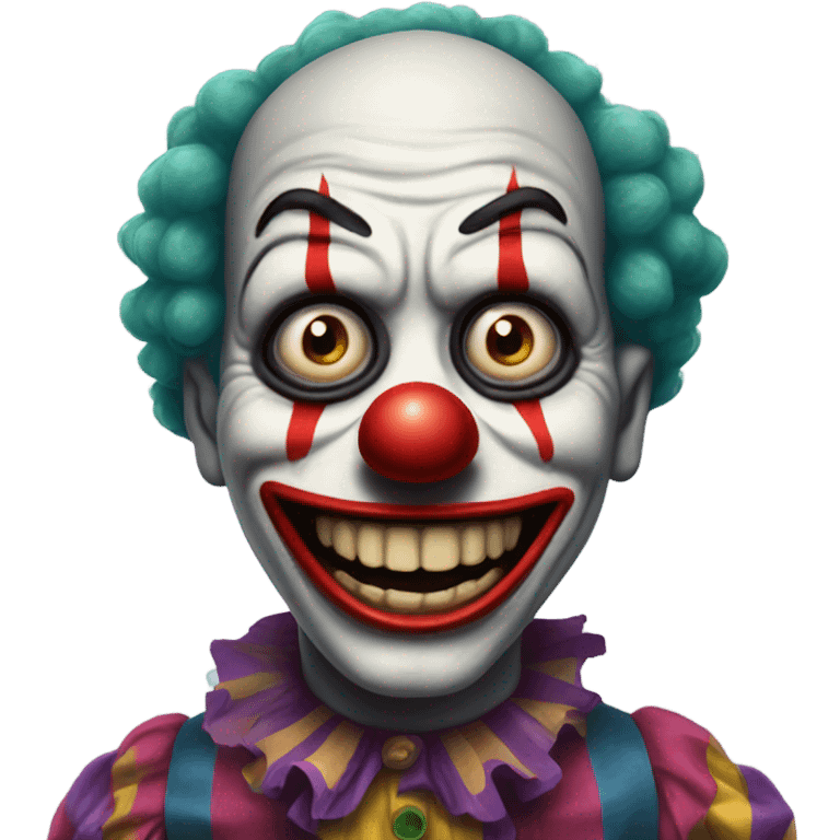 Creepy clown  emoji