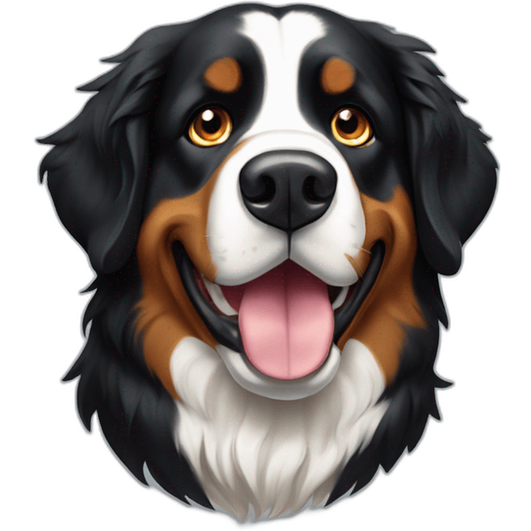 Bernese mountain dog 007 emoji