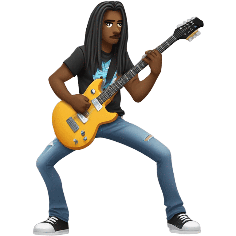 Thrash Metal Guitar Player emoji