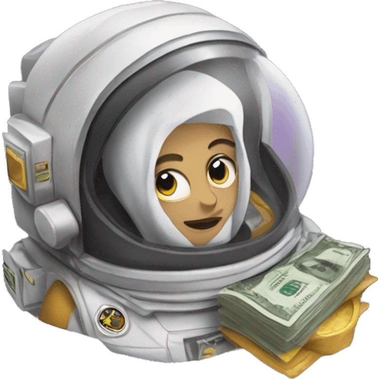 Space cash emoji